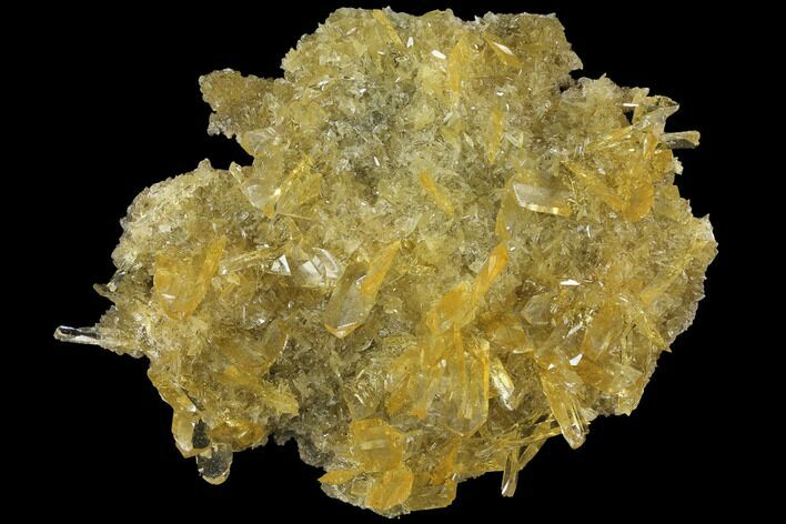 Selenite Crystal Cluster (Fluorescent) - Peru #108619